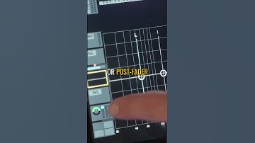 Pre or Post Fader Inserts - Feed into your FX using your fader!