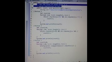 Count of total words in a given Capitalized String#java#coding#learnwithme