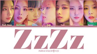 PURPLE KISS (퍼플키스) ZzZz - Color Coded Lyrics | Rom | Han | Eng