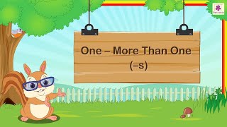 One - More Than One | Plural By Adding '-s' | English Grammar & Composition Grade 1 | Periwinkle