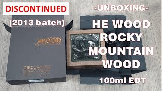 Unboxing He Wood Rocky Mountain Wood by DSQUARED² (2013 batch)