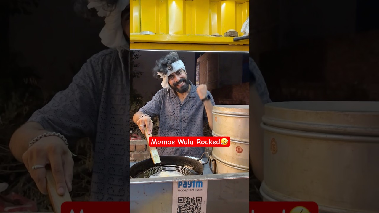 Momos wala Rocked 🤣 #shorts #comedyvideos #momoswala #viralmomoswala #funny #teratrigun