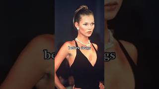 Before Drugs & After #Katemoss #model #catwalk #shortfeed #supermodel #celebrities screenshot 3