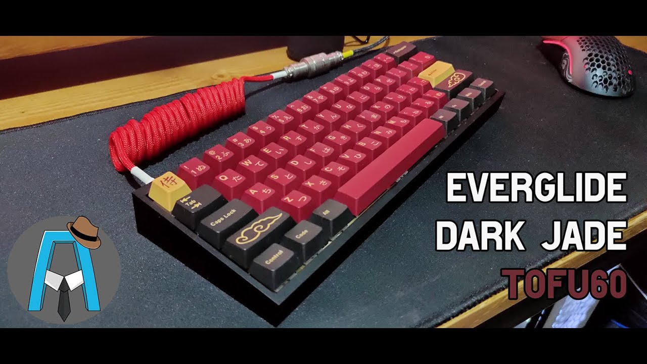 Moyu Black (Everglide Dark Jade) on Tofu60