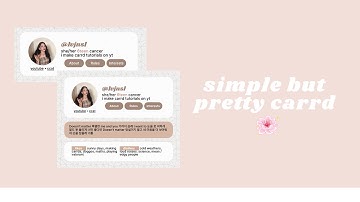 simple but pretty; interactive carrd tutorial