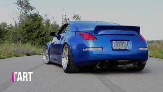 350z HKS Exhaust: Start-Up, Revs, Acceleration, Crazy Launch, Downshifts!