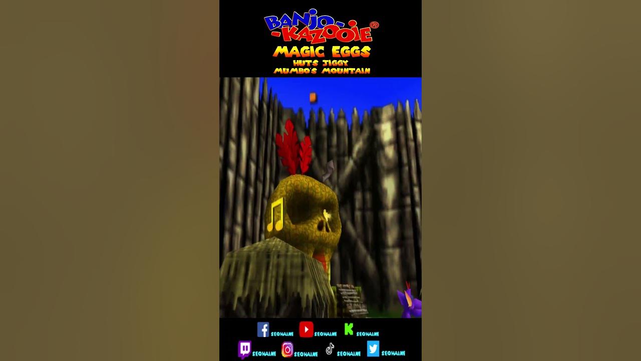 banjo kazooie magic eggs HUTS JIGGY mumbo's mountain YouTube