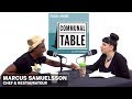 Marcus samuelsson talks about blessings of blackness  communal table  food  wine