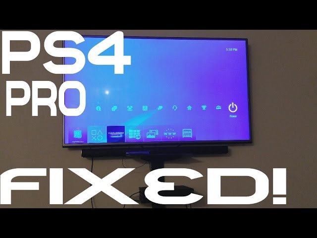 PS4 BLACK SCREEN/NO DISPLAY FIX!! FIX) YouTube