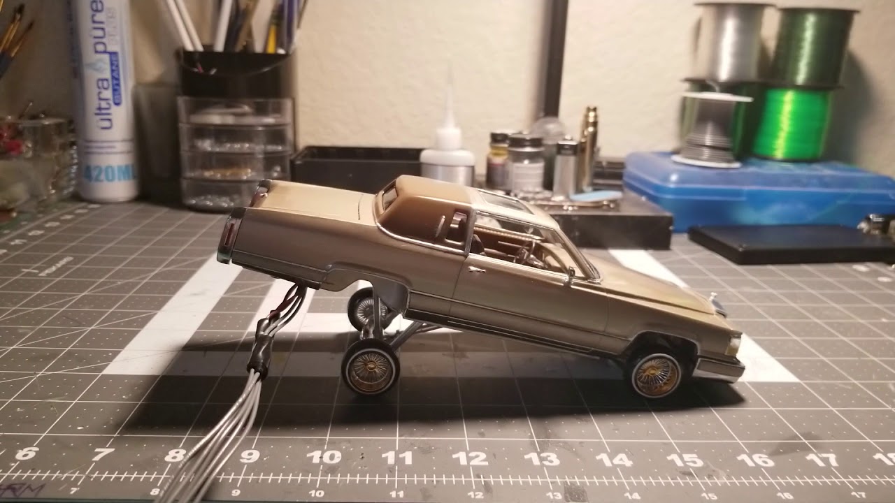 Revell Cadillac lowrider model car hopper YouTube