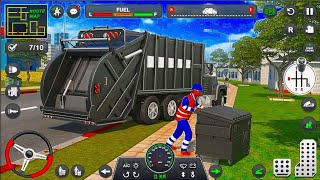 Jogos de condução de caminhão de lixo grátis 2023 caminhão de lixo americano real - jogos offline screenshot 5