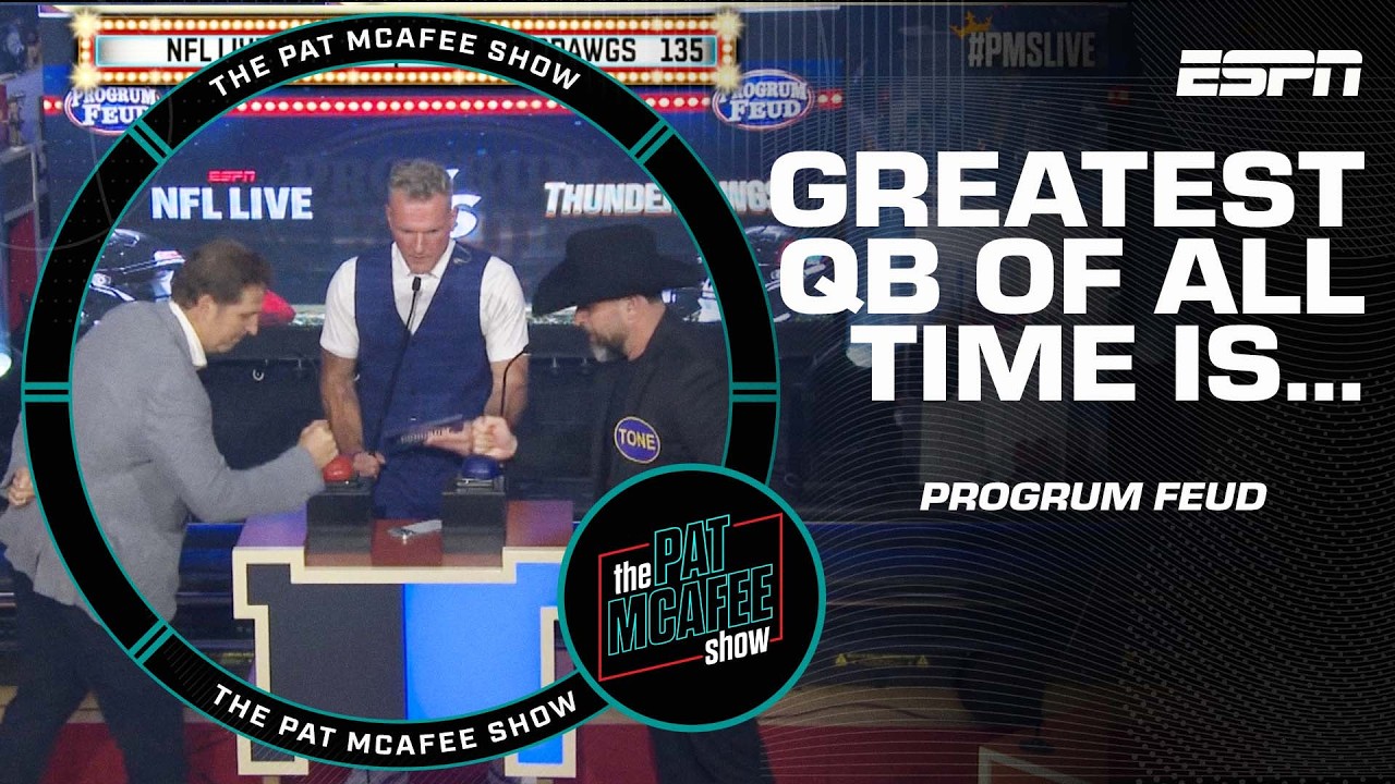 NFL Live crew 🆚 Thunderdawgs 😤 Who is the greatest QB of all time? 🏈 | Progrum Feud