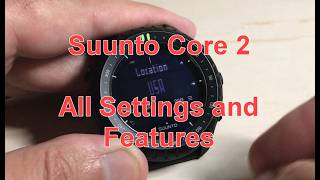 Suunto Core 2 | All Settings and Features