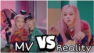 Lovesick girls MV Vs Reality||with english subtitles||#blackpink||#kifg