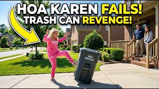 HOA Karen Kicked My Trash Can 47 Times Until Concrete Justice Exposed Her Scam!