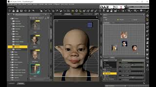 Creating characters using Daz3D Puppeteer blending: Part2