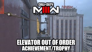 COD Modern Warfare 3 - Elevator Out of Order Achievement/Trophy - Reach the Roof in 45 seconds screenshot 2