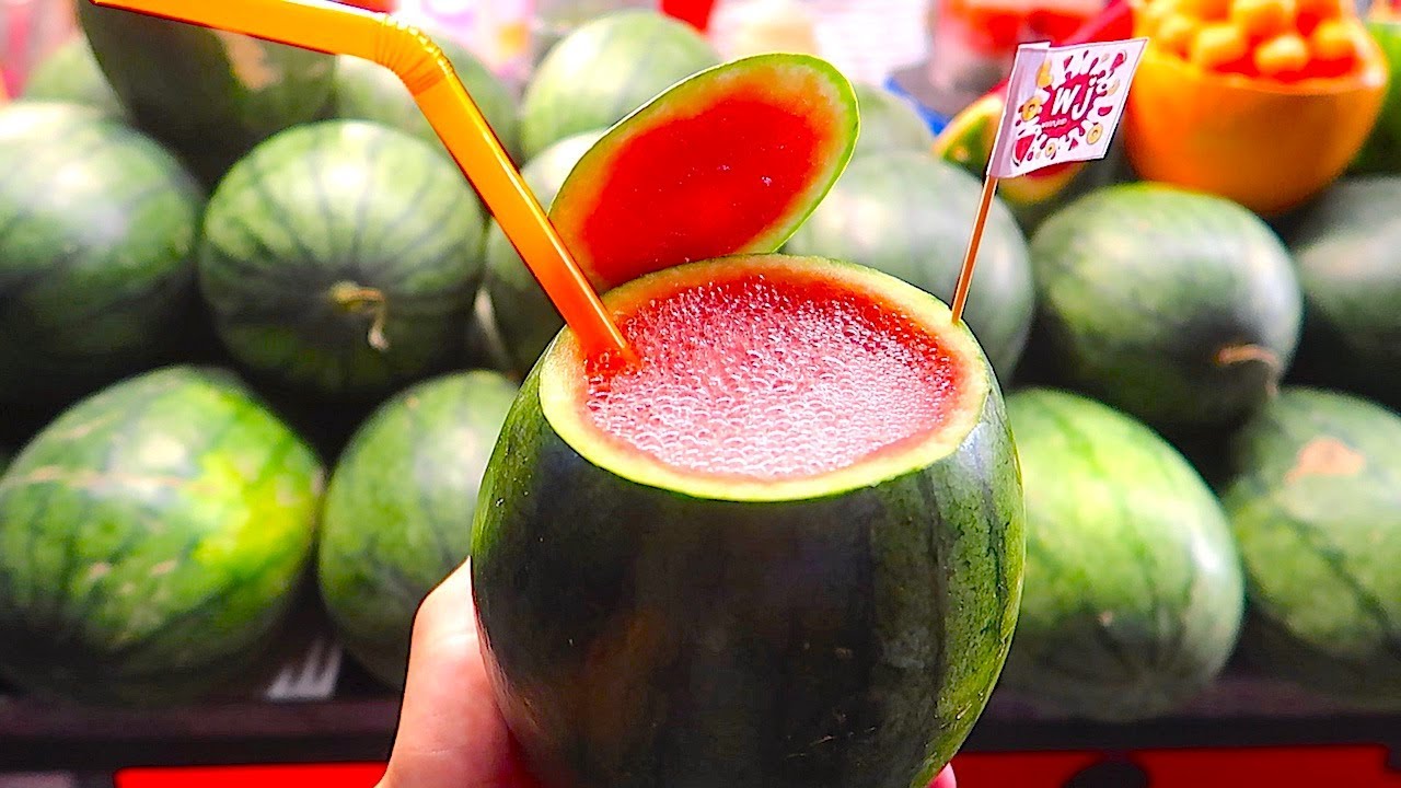 Perfect Watermelon Smoothie - Bangkok Street Food