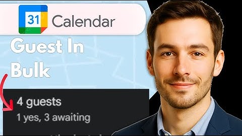 How To Add Guests In Bulk To Google Calendar Event