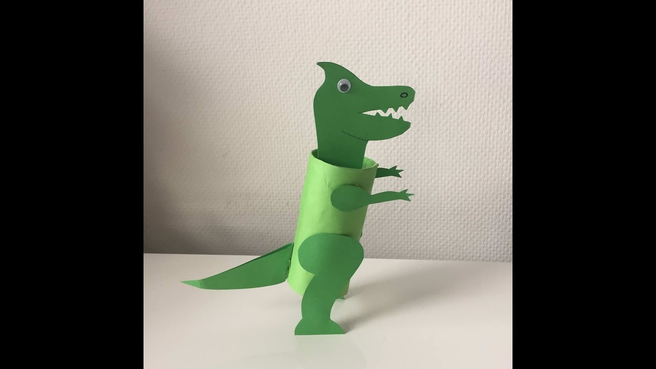 Как сделать динозавра из различных материалов?