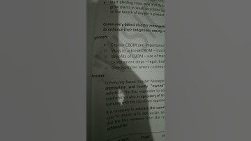 upsc mains disaster management