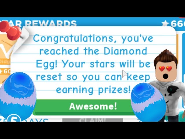 Claiming ALL The STAR REWARDS And HATCHING GOLDEN EGGS In Adopt Me