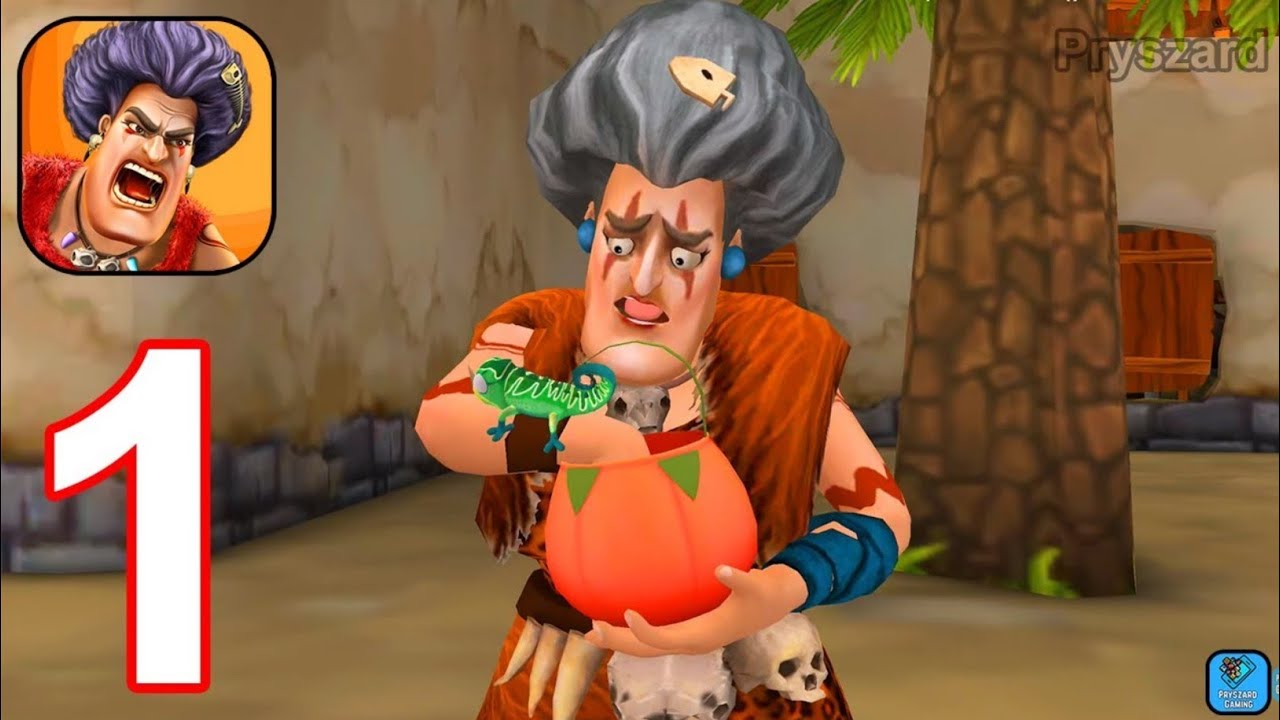 Scary Teacher 3D Stone Age Gameplay Walkthrough🙈