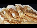 ТОНКИЕ БЛИНЫ НА КЕФИРЕ Вкусные Заварные блинчики Рецепт