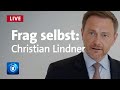 Christian Lindner (FDP) antwortet auf Eure Fragen | Frag selbst 2021