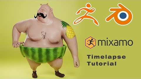 Stylized Character Workflow | Sculpting in Zbrush | Pose in Mixamo to Blender