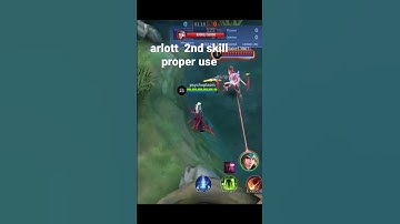 Arlott 2nd skill proper use