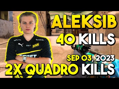 Aleksib 40Kills On Mirage - 4x Triple Kills U0026 2x Quadro Kills - FACEIT 5V5 RANKED - Sep 03, 2023