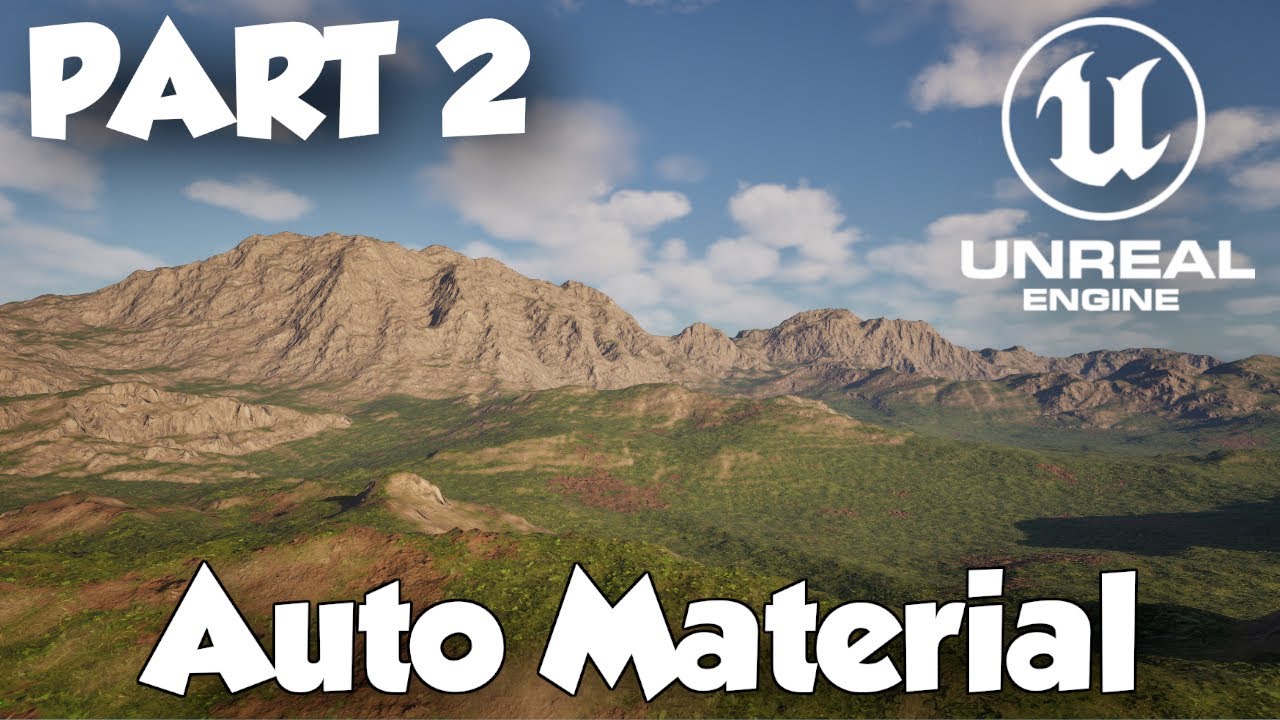 Landscape Auto Material Tutorial Part 2 | Landscape Layers | Unreal ...