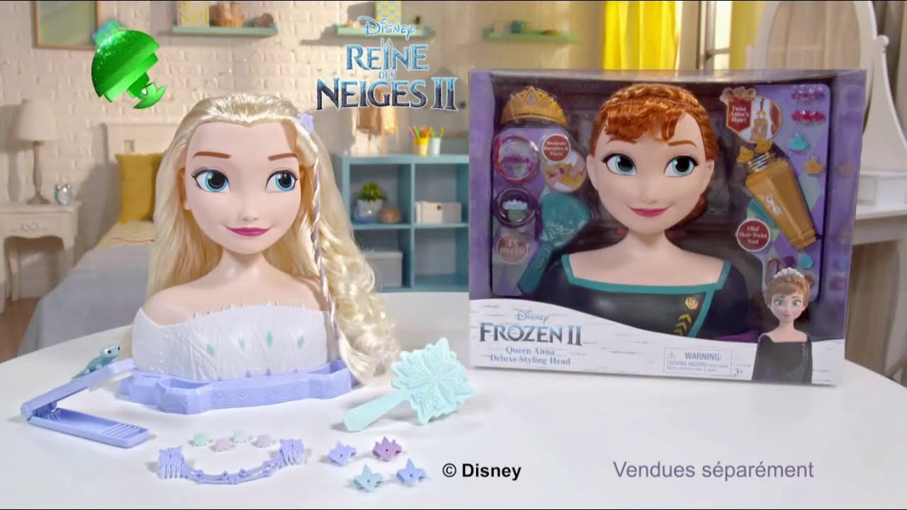 Tête à coiffer Deluxe Elsa - La Reine des Neiges 2 Giochi : King