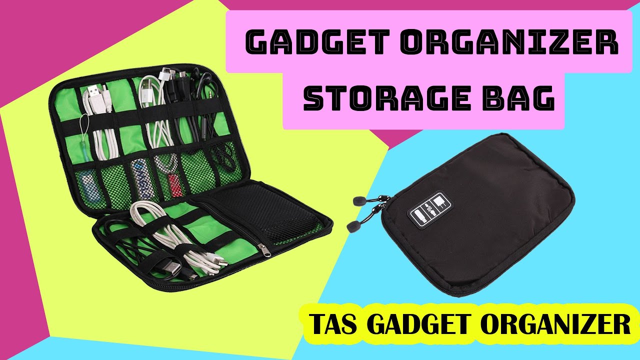 TAS AKSESORIS GADGET | Organizer Storage Bag - YouTube