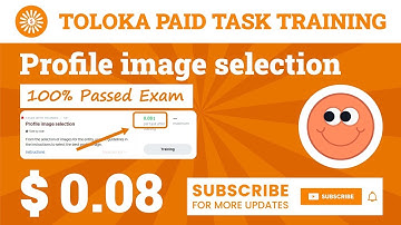 Profile image selection Training. 0.08 Per Task. 100% Passed