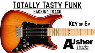 Video thumbnail of "Tasty Funk Jam in E minor | Guitar Backing Track"