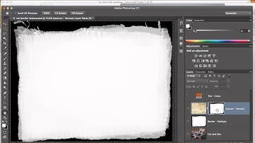 Photoshop - Border, Texture and Tint Layers