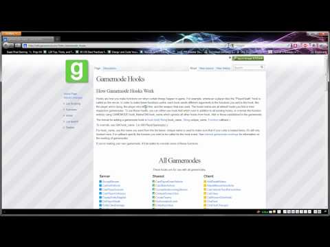 GMOD Lua Tutorial #003: Intro to Functions and Hooks
