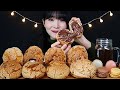 ASMR 리꼬슈 쿠키슈 디저트 먹방 MUKBANG CREAM BREAD & DESSERT EATING SOUNDS クリームパン デザート