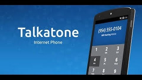 Talkatone: Text and Call FREE all over North America Using WiFi or Celluar data