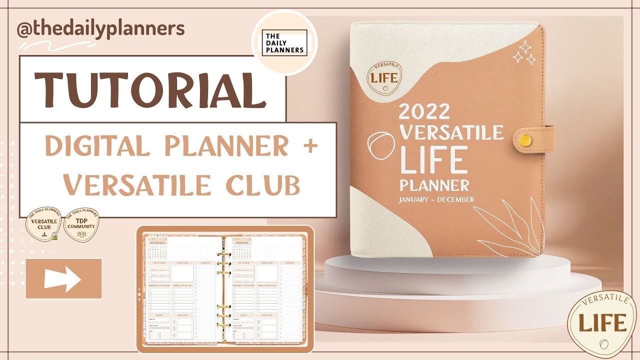 Versatile Digital Life Planner, Tutorial