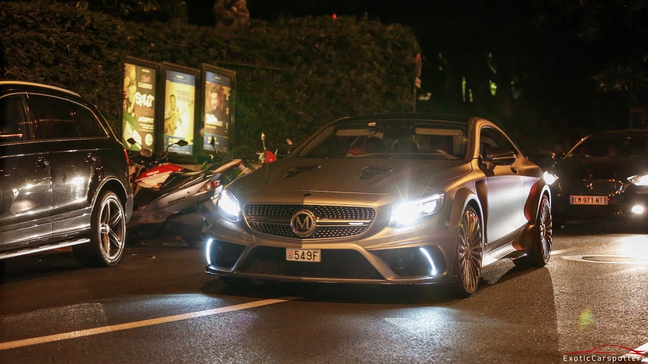 Mansory Mercedes S63 AMG Coupé - Accelerations & Driving in Monaco !