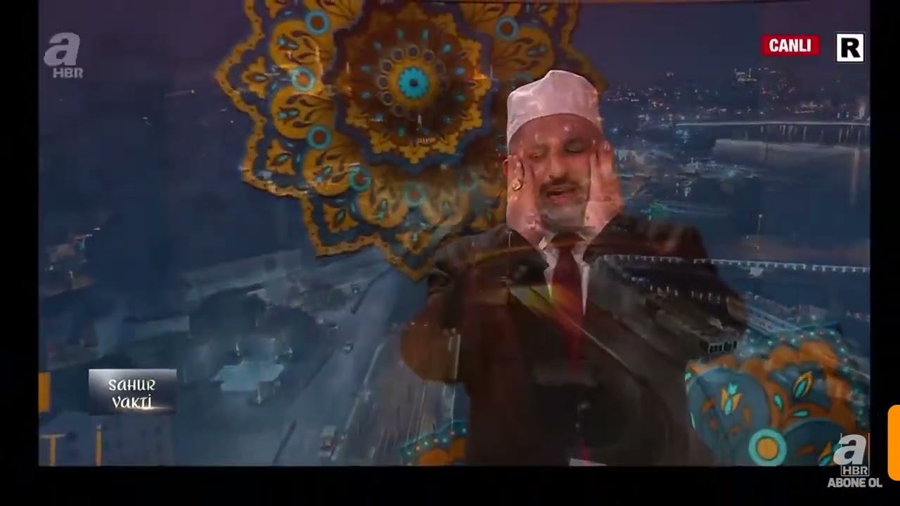 A Haber Sahur vakti Kurra Hafız Mustafa Kızılcaoğlu hocamızdan Sabah Ezan-ı Muhammed-i