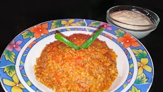 برغل بالبندورة على الطريقة اللبنانية | bulgur tomato how to cook recipe