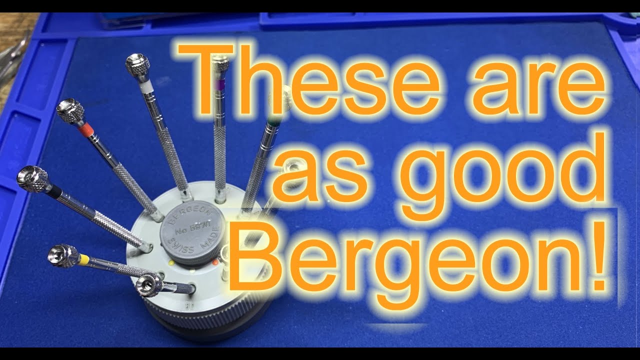 Watchmaker Screwdrivers! As good as Bergeon! YouTube