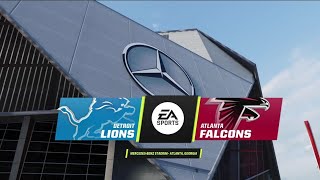 Lions vs Falcons Simulation (Madden 24 Rosters)