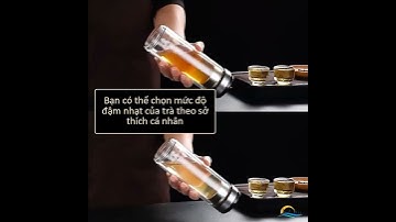 Bình Pha Trà Giữ Nhiệt Thủy Tinh 2 Lớp Có Lõi Lưới Lọc Cao Cấp 400ml Đạt Chất Lượng LFGB Đức SSGP