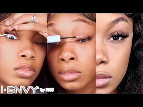 Easy DIY Lash Extensions at Home | i Envy Lash Clusters | Imani E.