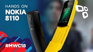 Banana Phone: Nokia 8110 - Hands On - TecMundo [MWC 2018]